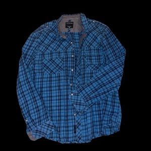 Men’s Calvin Klein Flannel Button-down